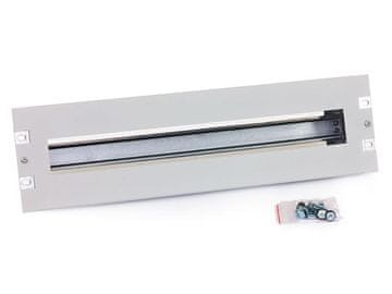 Triton Šahovnica za odklopnike 19" 3U, DIN, 23 modulov, siva