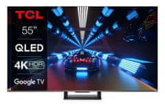 TCL 55C731 4K UHD QLED televizor, Google TV - odprta embalaža