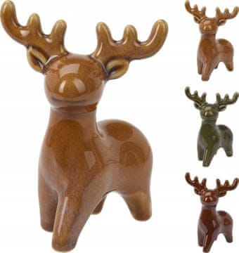 shumee Božična figurica severnega jelena Dekoracija za dom 14 cm 1 kos