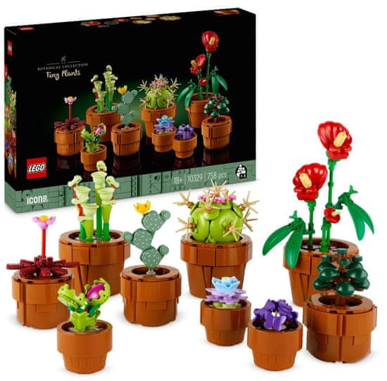 LEGO Botanicals 10329 Miniaturne rastline
