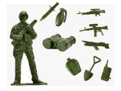 Ikonka Aga Set vojaških figuric 307 kos