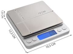 Iso Trade Kuhinjska tehtnica WK - 3465 - 0,1g - 2kg digitalna ISO 3465