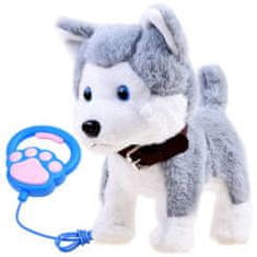 JOKOMISIADA Interaktivni pes Husky na povodcu ZA3888