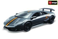 BBurago 1:32 Lamborghini Murcielago LP 670-4 SV Mat-siva