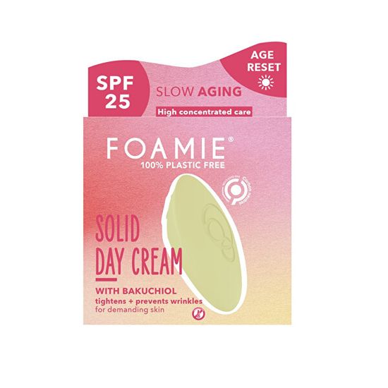 Foamie Dnevna krema proti prezgodnjemu staranju kože Age Reset (Solid Day Cream) 35 g