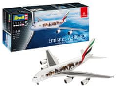 Revell maketa-miniatura Airbus A380-800 Emirates "Wild Life" • maketa-miniatura 1:144 civilna letala • Level 5