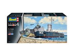 Revell maketa-miniatura US Navy Landing Ship Medium • maketa-miniatura 1:144 bojne ladje • Level 4