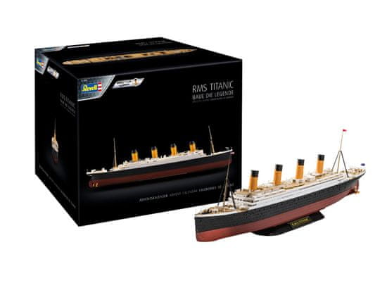 Revell maketa-miniatura Advent Calendar RMS Titanic, easy-click system • maketa-miniatura 1:600 potniške ladje • Level 2