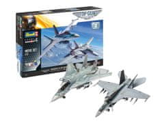 Revell maketa-miniatura Gift set Top Gun: Maverick • maketa-miniatura 1:72 novodobna letala • Level 4