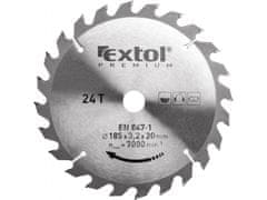 Extol Premium Žagin list z rezili SK, O 185x3,0x20mm, 24T