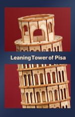 Robotime Poševni stolp PISA, Lesena 3D sestavljanka, (TG304)