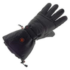 Glovii ogrevane usnjene smučarske rokavice L, črne GS5L