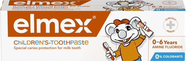  Elmex otroška zobna pasta, 0-6 let, 50 ml