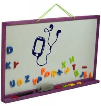 Aga4Kids Otroška stenska obojestranska tabla TWF2