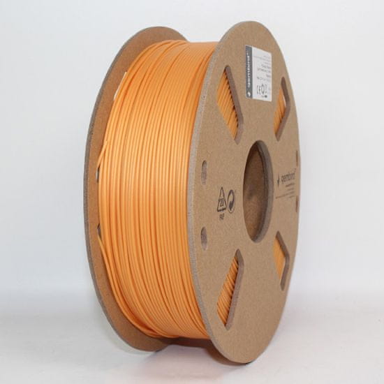 Gembird 3D filament 3DP-PLA+1.75-02-GL PLA+ 1.75mm 1kg metal zlata