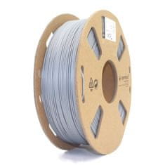 Gembird 3D filament 3DP-PLA+1.75-02-GR PLA+ 1.75mm, 1kg siva