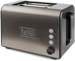 Black+Decker TOASTER IZ NERJAVEČEGA JEKLA 900 W BXTO900E