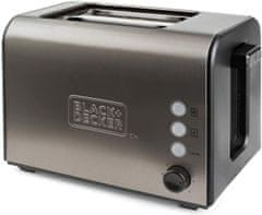 Black+Decker TOASTER IZ NERJAVEČEGA JEKLA 900 W