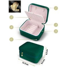 Massido Škatla za nakit MS-702 - zelena