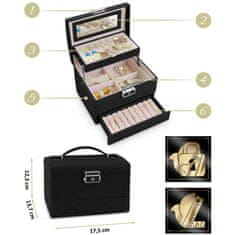 Massido Škatla za nakit MS-704 - črna