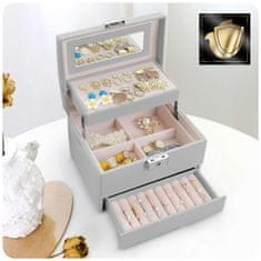 Massido Škatla za nakit MS-704 - siva