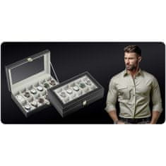 Massido MS-710 črno-bež škatla za 12 ur