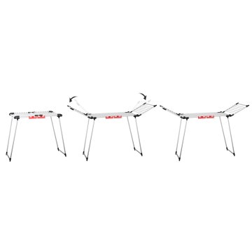 Massido Stoječi zložljivi sušilnik perila Debora bel 19m