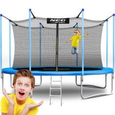shumee Vrtni trampolin 15ft/465cm z notranjo mrežo in lestvijo Neo-Sport