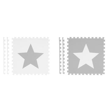 Ricokids Velika penasta podloga za puzzle, penasta šahovnica, 180x180cm, 9 kos - zvezdice