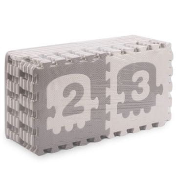 Ricokids Velika penasta podloga, sestavljanka, vlakec, črke 36 kos