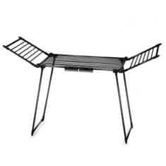 Massido Stoječi raztegljivi sušilnik perila Debora, črn, 19 m