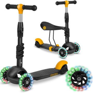shumee Trikolesni skiro Ricokids Cubi - črno-oranžen