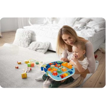 Ricokids izobraževalna miza 4 v 1 modra 781900
