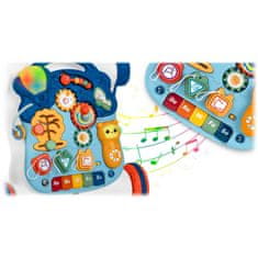Ricokids 4-v-1 izobraževalna miza modra 781900