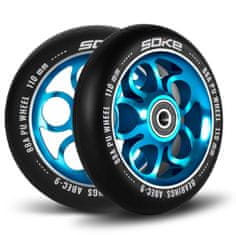 shumee Kolesa za skiro 110 mm modra, 2 kom