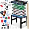 shumee Multi igralna miza 12v1 106x59x90 cm NS-801 črna
