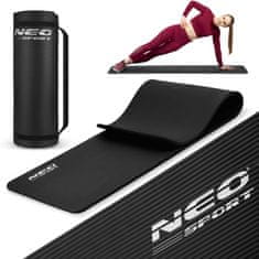 shumee Debela podloga za vadbo 183 x 60 cm Neo-Sport - 192300 črna