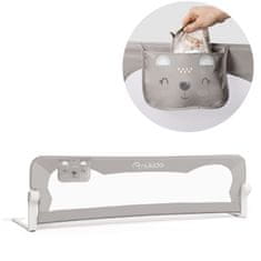 Nukido Zaščitna posteljna ograja 150 x 42 x 35 cm siva