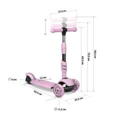 Ricokids Cubi trikolesni skiro - roza