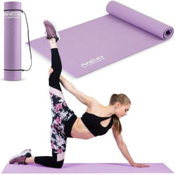 shumee Podloga za vadbo 173 x 61 cm Neo-Sport - 192102 vijolična