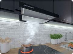 Berdsen BT-230 teleskopska kuhinjska napa, mat črna