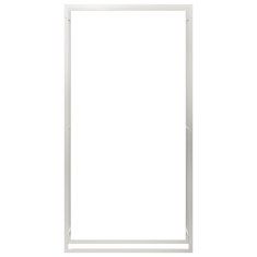Vidaxl Stojalo za drva 110x28x214 cm nerjaveče jeklo