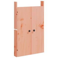 Vidaxl Zunanja kuhinjska vrata 2 kosa 50x9x82 cm trden les douglas