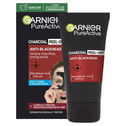 Garnier Pure Active Charcoal Anti-Blackhead Peel-Off piling maska za problematično kožo 50 ml unisex