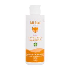 kii-baa organic Baby Extra Mild Shampoo 200 ml nežen šampon s probiotiki in prebiotiki za otroke