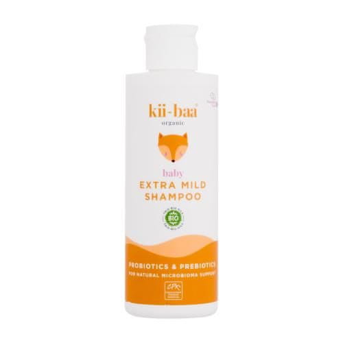 kii-baa organic Baby Extra Mild Shampoo nežen šampon s probiotiki in prebiotiki za otroke