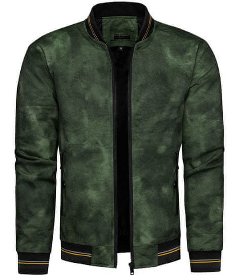Recea Moški bomber Pinecone zeleni melanž
