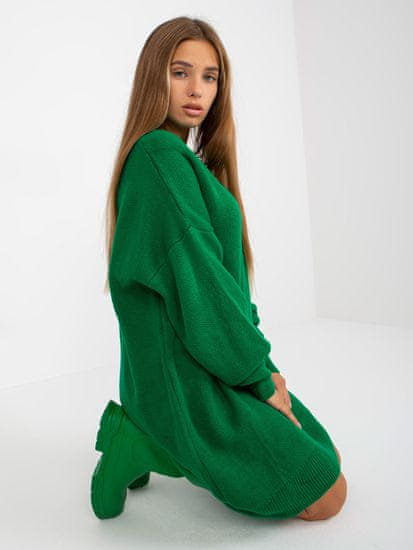 RUE PARIS Klasičen ženski pulover Elizald zelena