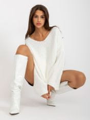RUE PARIS Klasičen ženski pulover Estrivach ekru Universal