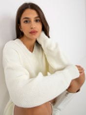 RUE PARIS Klasičen ženski pulover Elizald ekru Universal